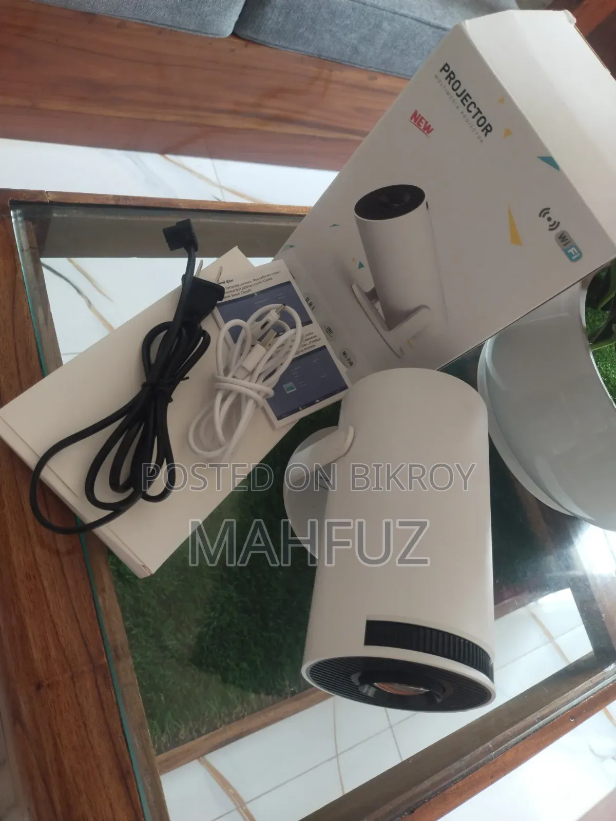 Hy300 Smart Android Mini Projector (Full Box) - Brand New