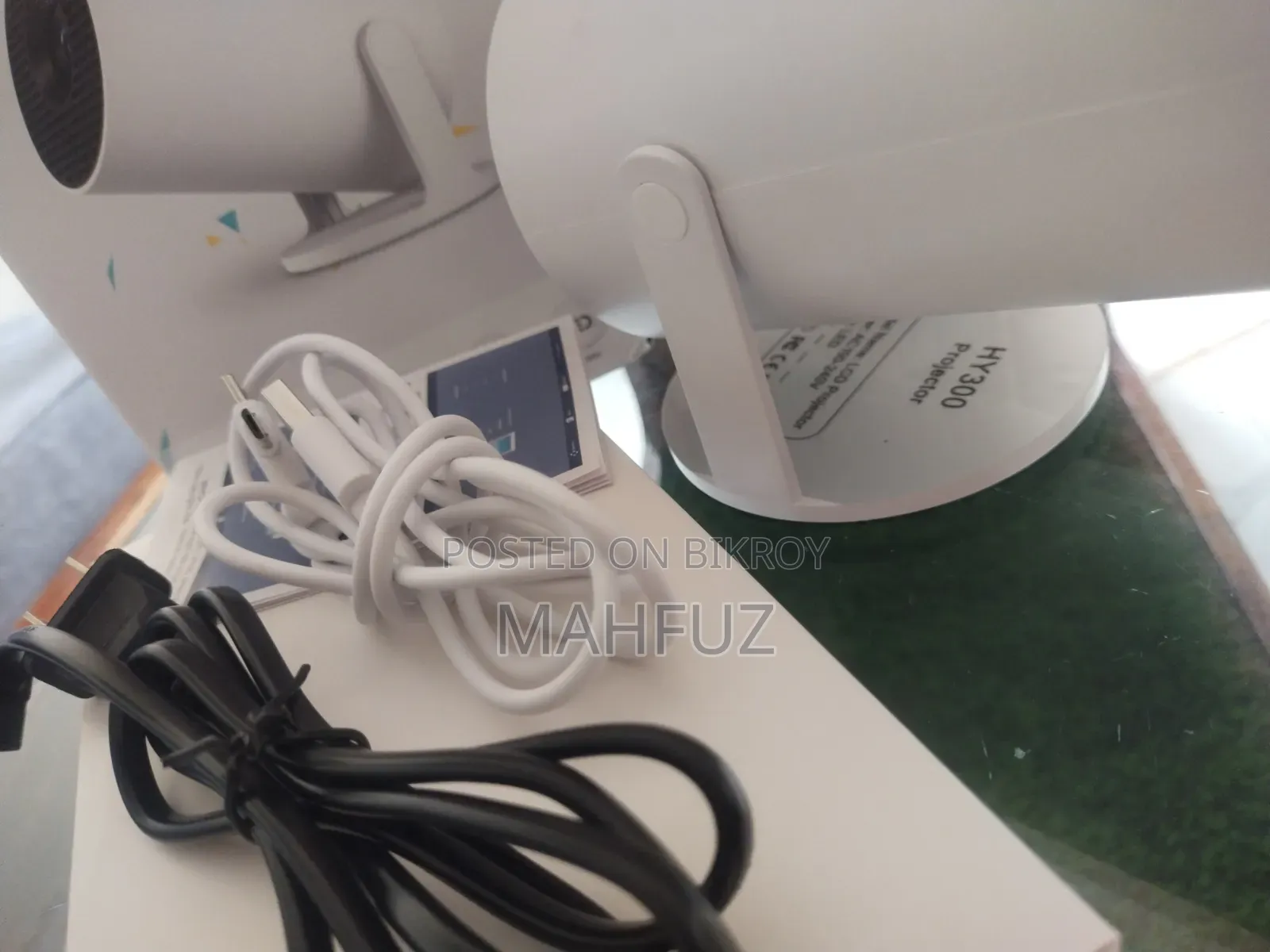 Hy300 Smart Android Mini Projector (Full Box) - Brand New