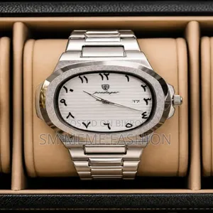 Premium Stainless Steel Wrist Watch Square Dial