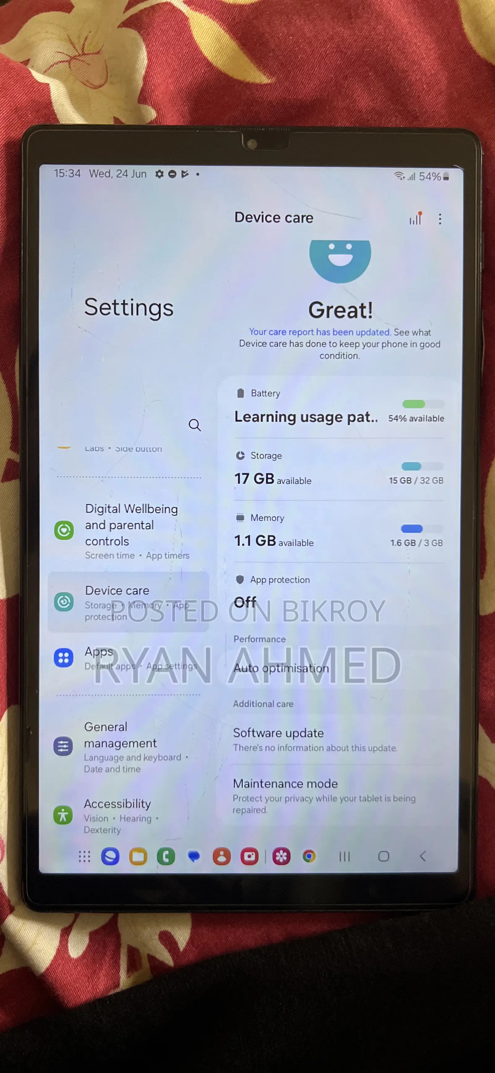 Samsung Galaxy Tab A7 Lite 32 GB Gray