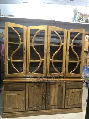 Teak wood showcase