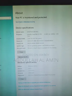 Desktop Computer Dell 2GB Intel SSD 512GB