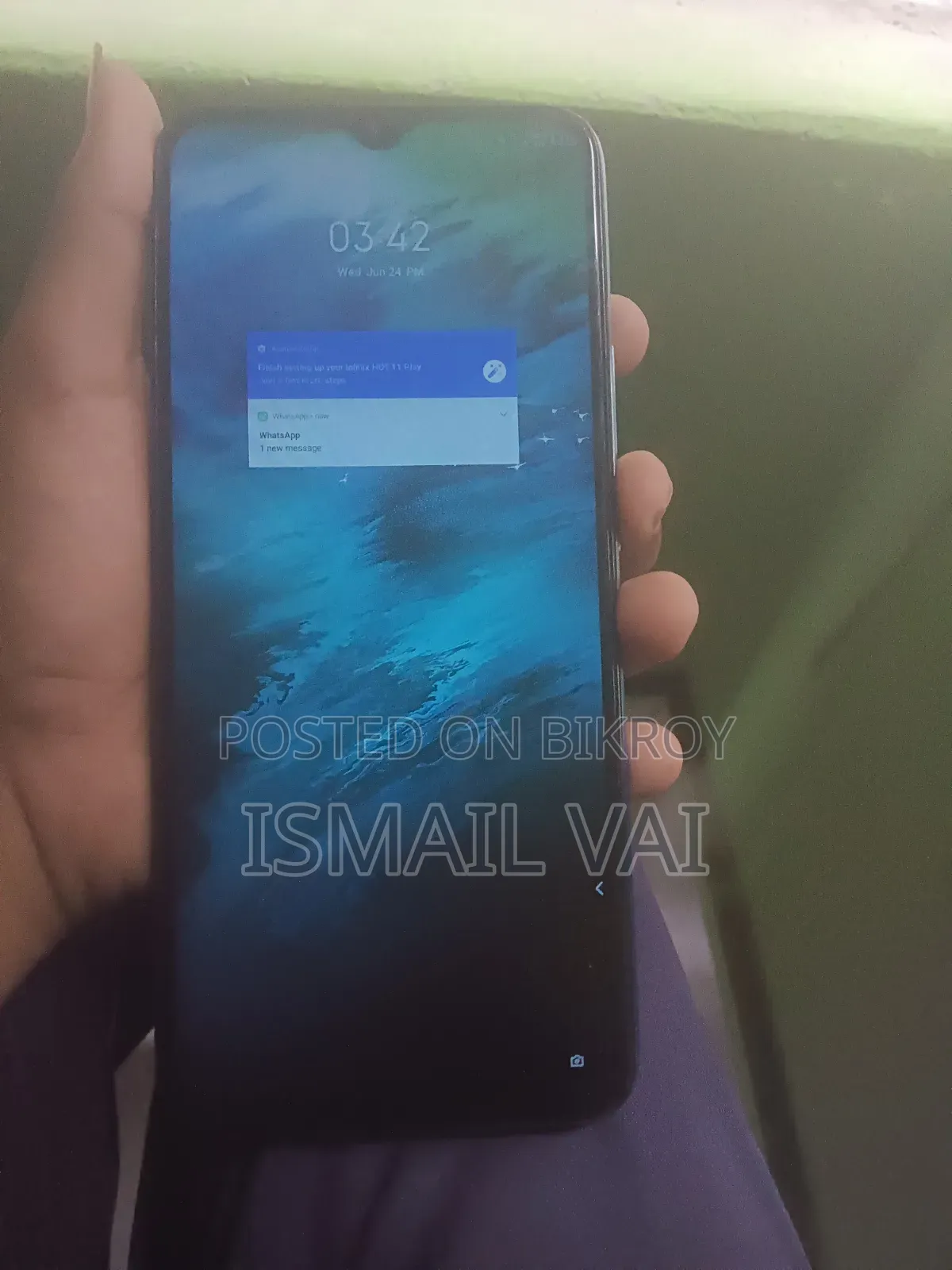 New Infinix Hot 11 Play 64 GB Blue