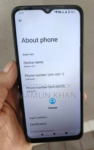 শাওমি রেডমি এ১+ ৩২ জিবি কালো