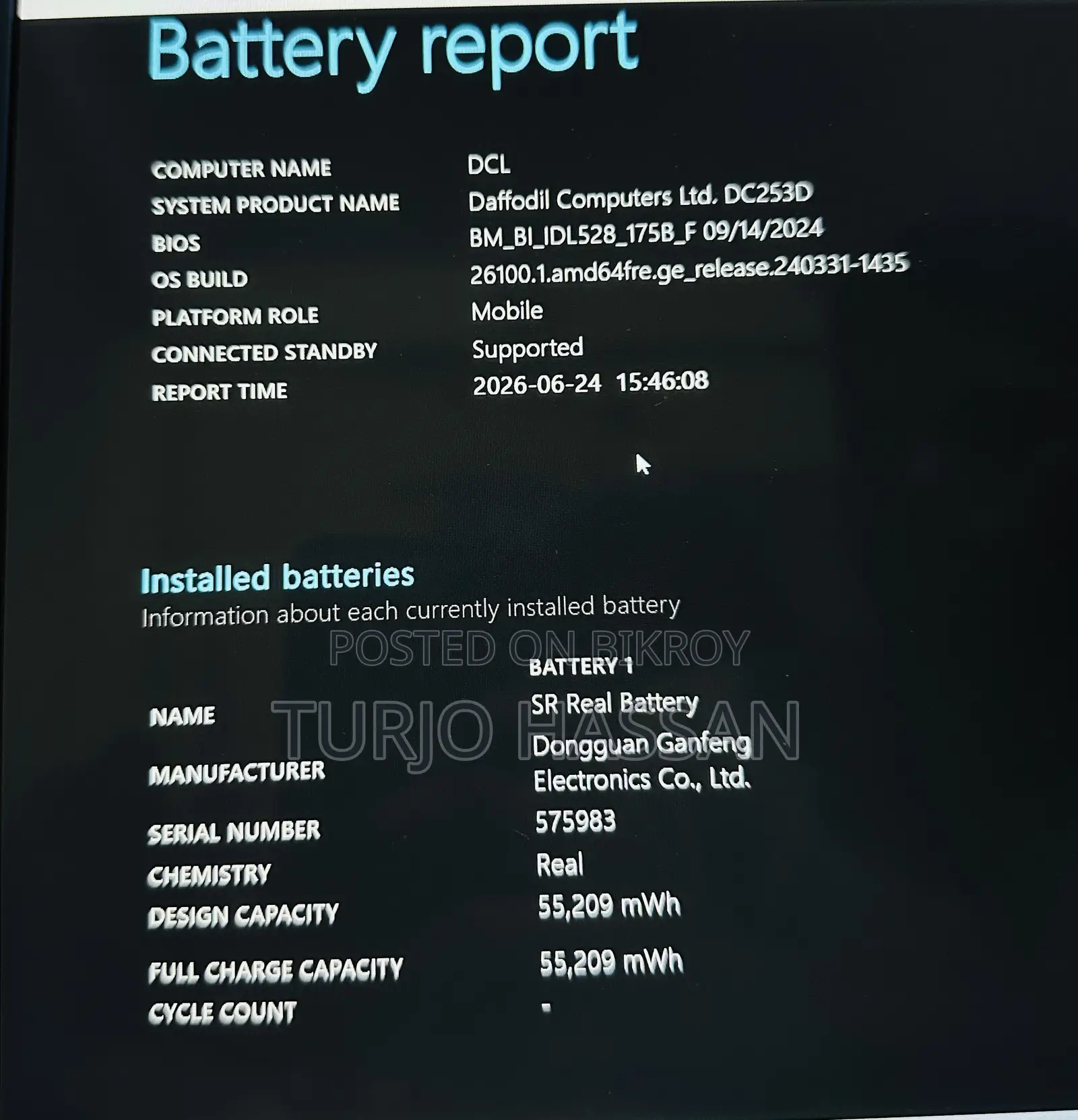 Laptop 8GB Intel Core i3 SSD 512GB