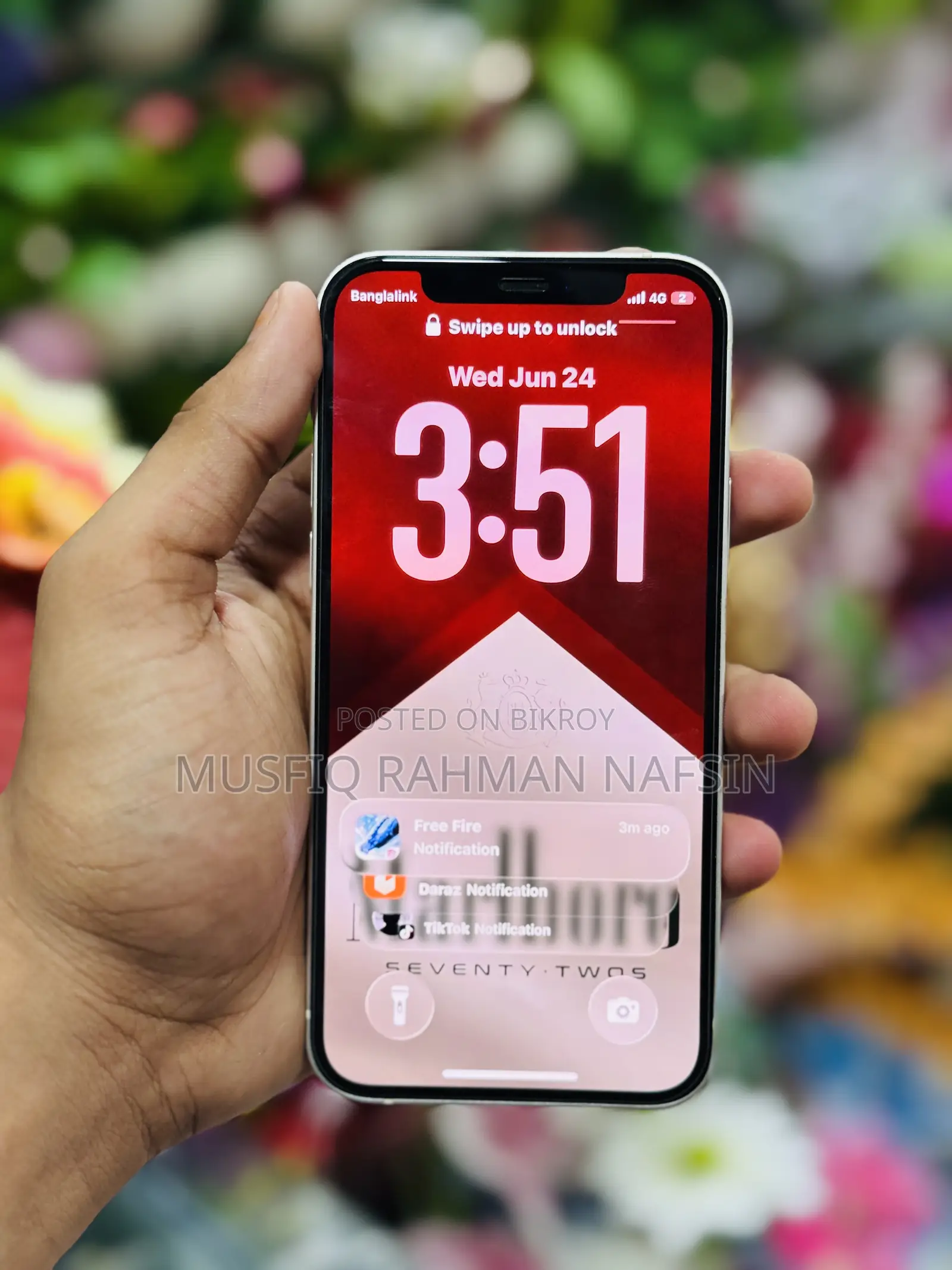 নতুন অ্যাপল আইফোন ১২ ১২৮ জিবি সাদা