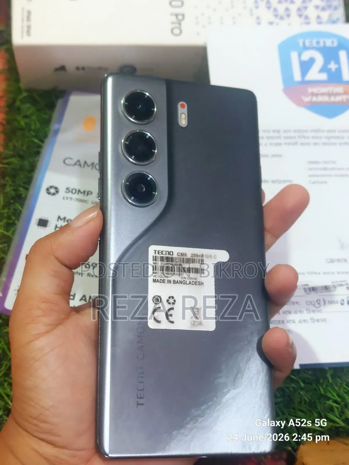 Tecno Camon 40 Pro 5G 256 GB Gray