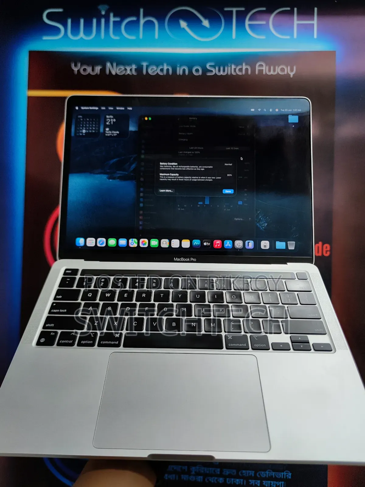 Laptop Apple MacBook Pro 2022 M2 8GB Apple M2 SSD 512GB