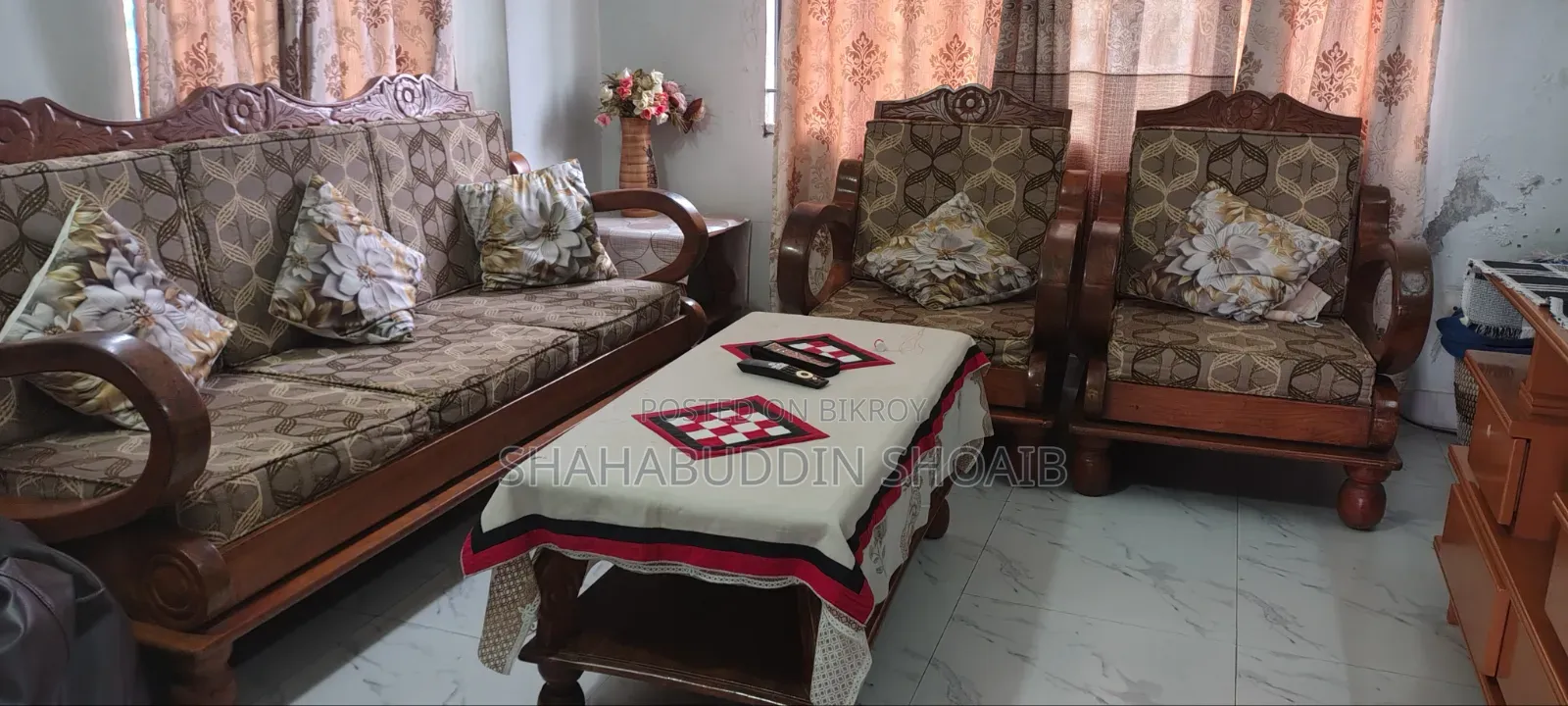 Sofa Set Segun Wood