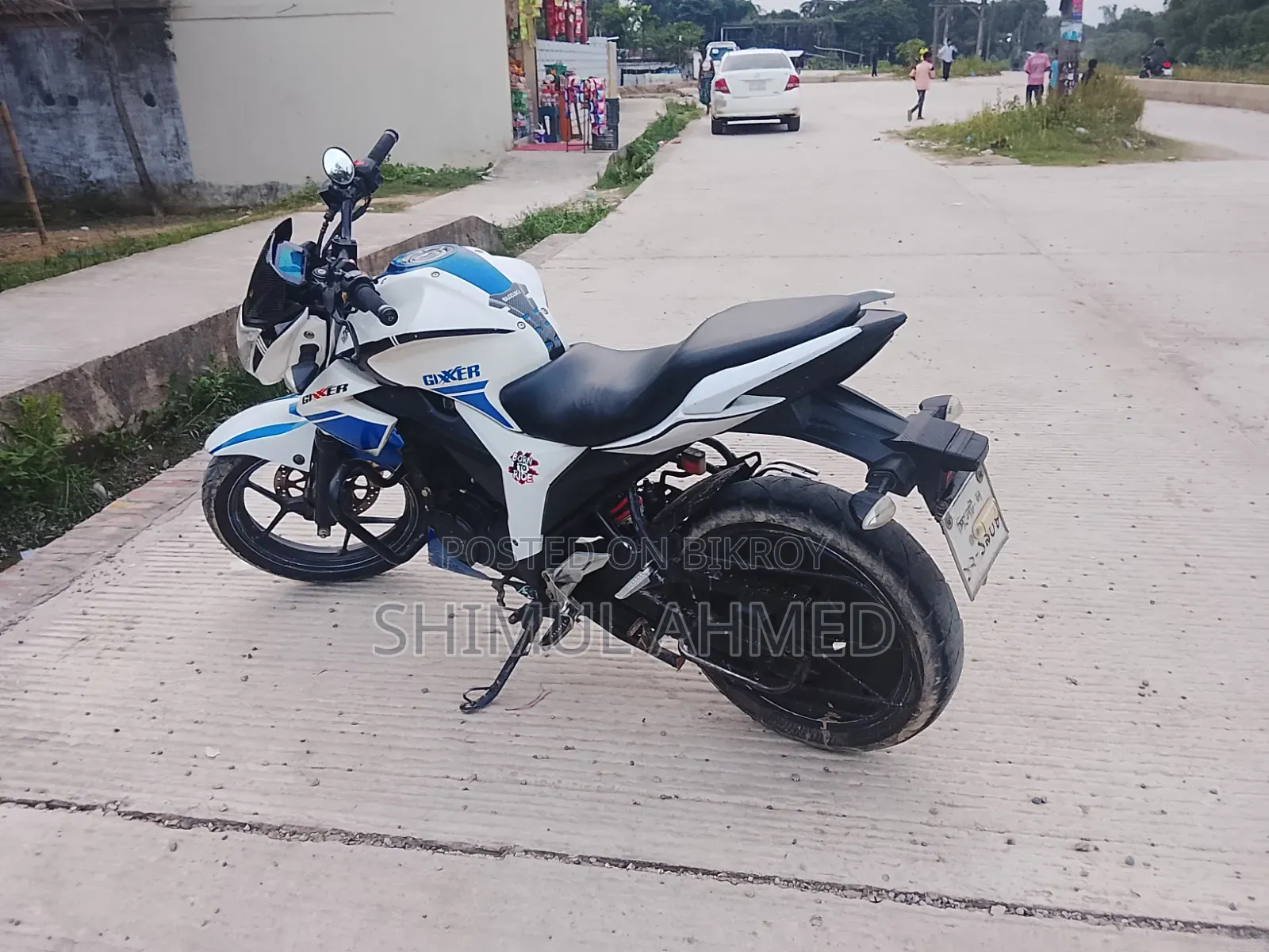 Suzuki Gixxer Monotone 2017 White