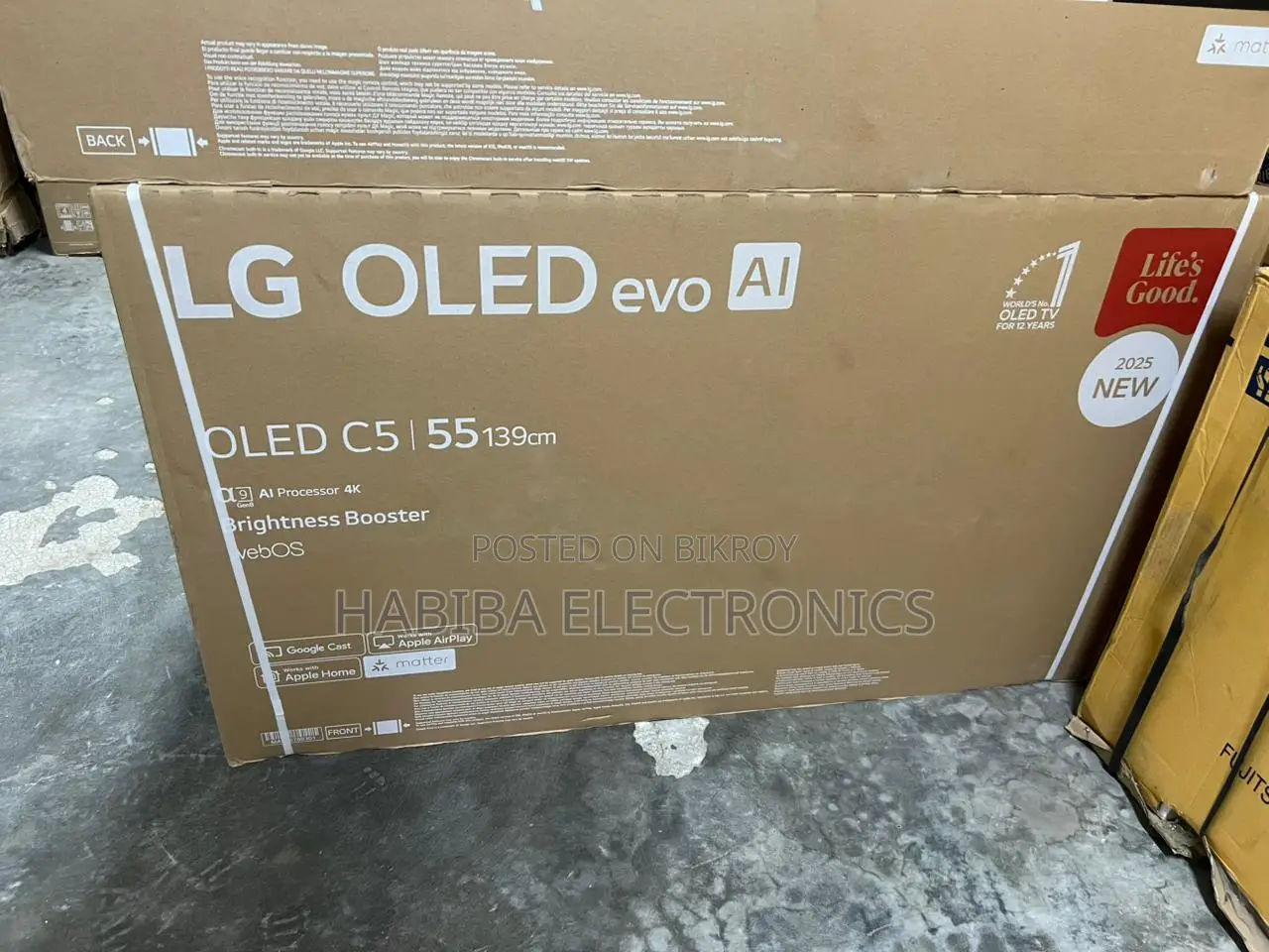 55 Inch Class Lg Oled Evo Ai C5 4k Smart Tv 2025