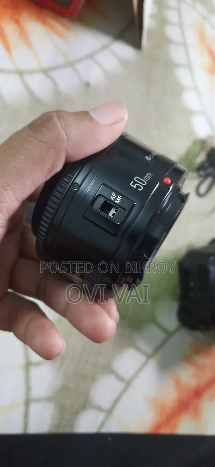 ক্যানন ৬০০ডি ৫০মিমি প্রাইম লেন্স সহ