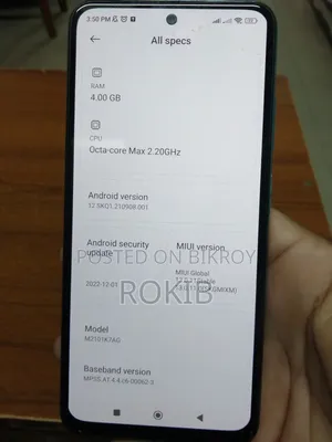 Xiaomi Redmi Note 10 64 GB Blue