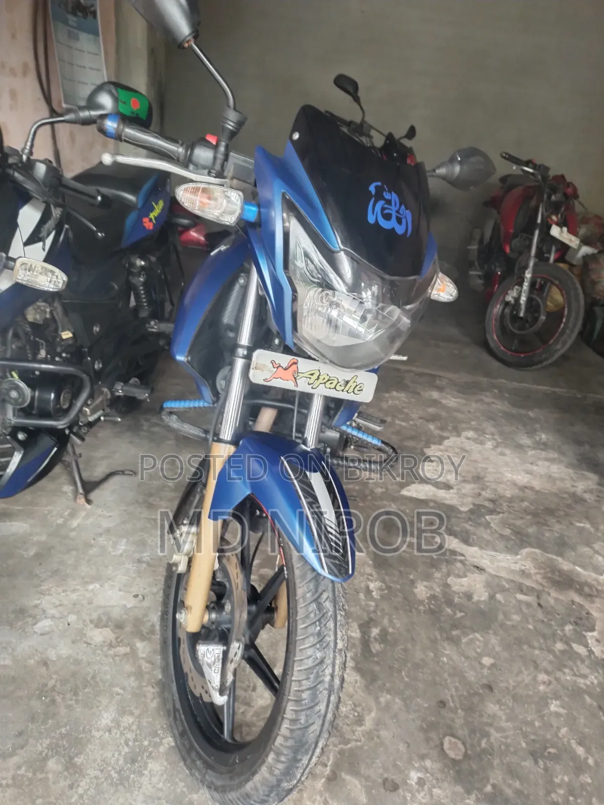 New TVS Apache RTR 160 2V ABS 2021 Green