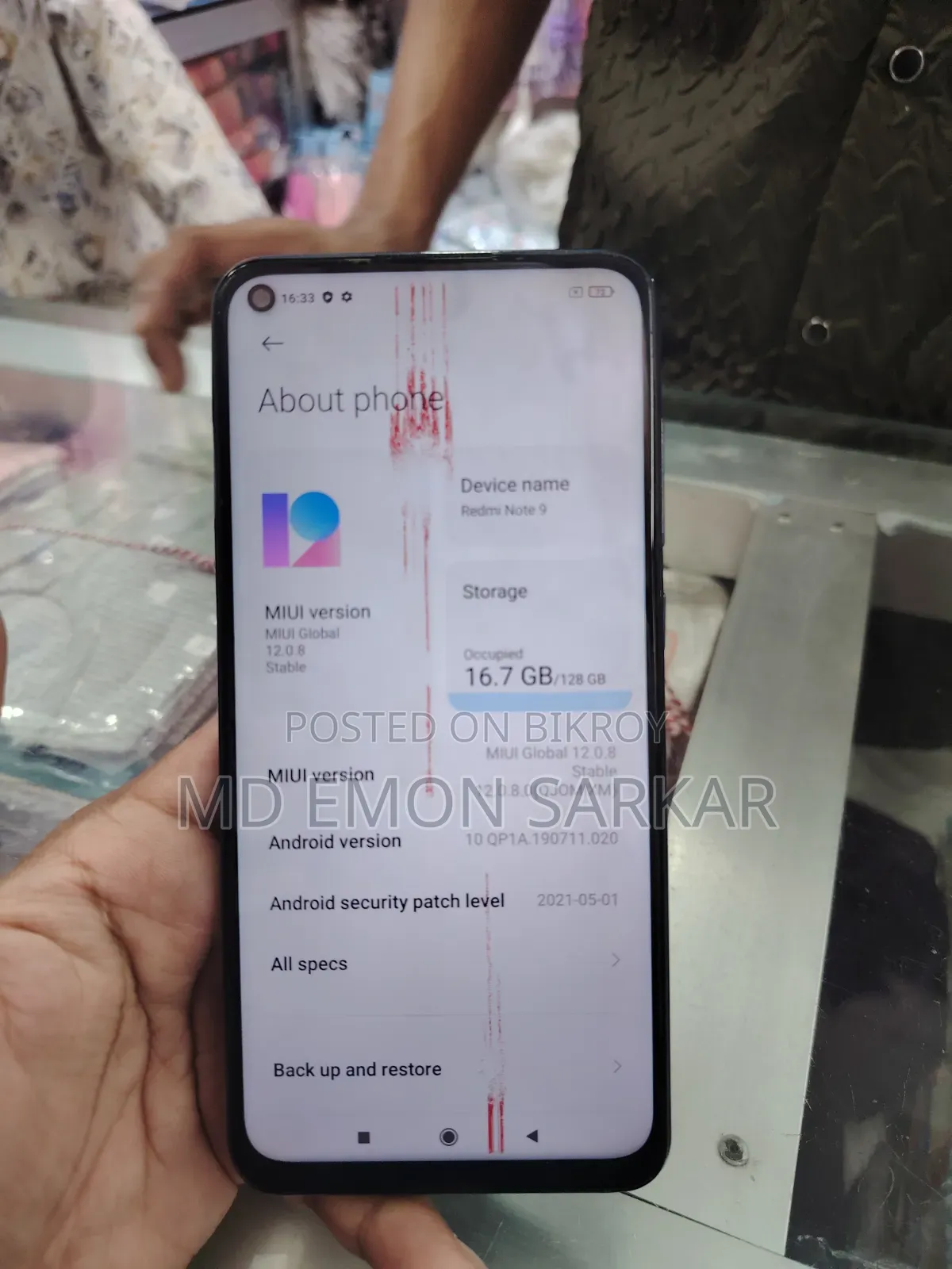 Xiaomi Redmi Note 9 128 GB Blue
