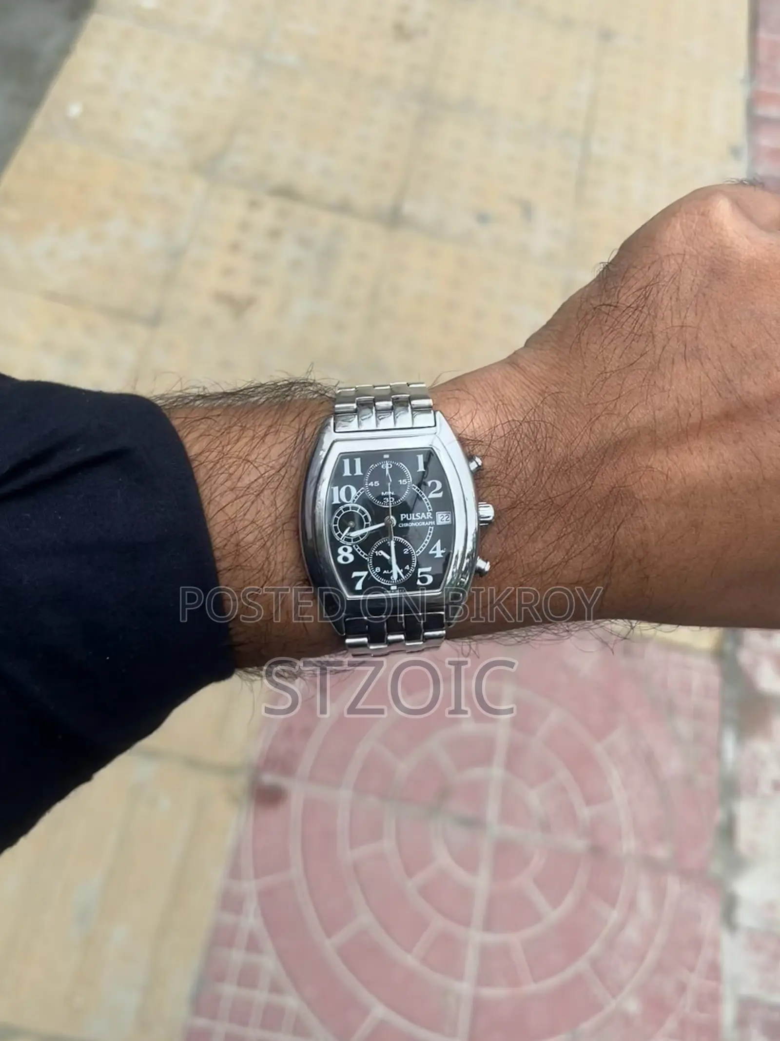 Pulsar Chronograph Seiko 7t62a Movement Watch