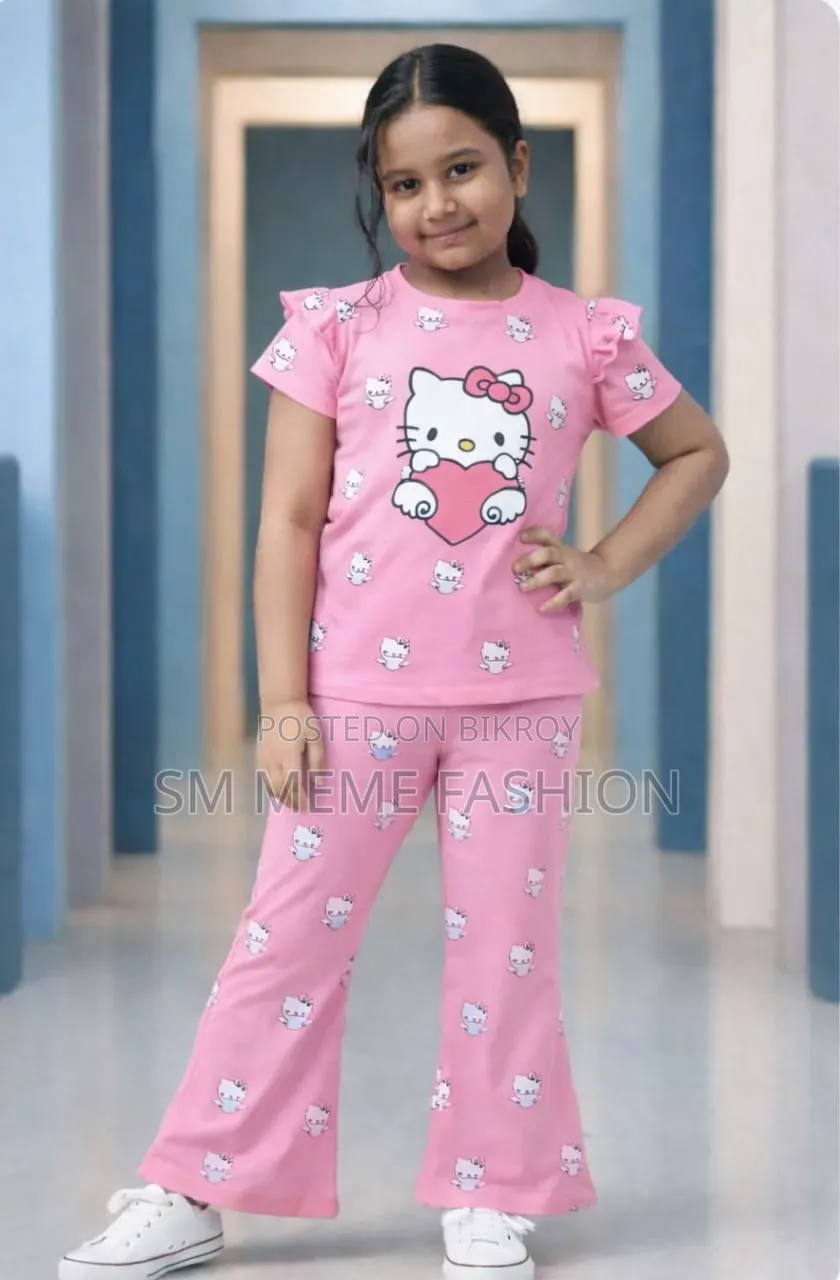 Half Sleeve T-shirt And Pant Set