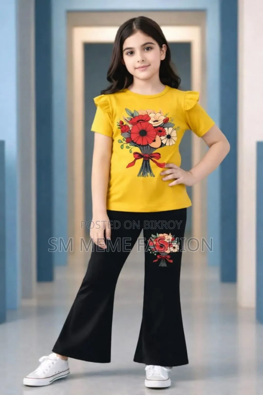 Half Sleeve T-shirt And Pant Set