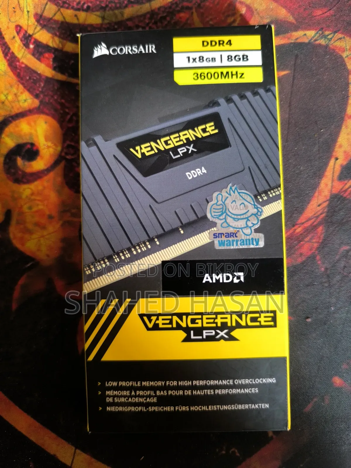 Corsair Vengeance Lpx 8gb 3600mhz Ddr4 ডেস্কটপ র‍্যাম