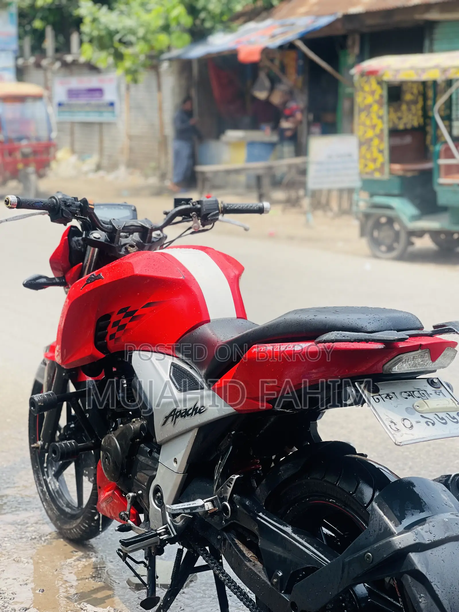 TVS Apache RTR 160 4V 2019 Red