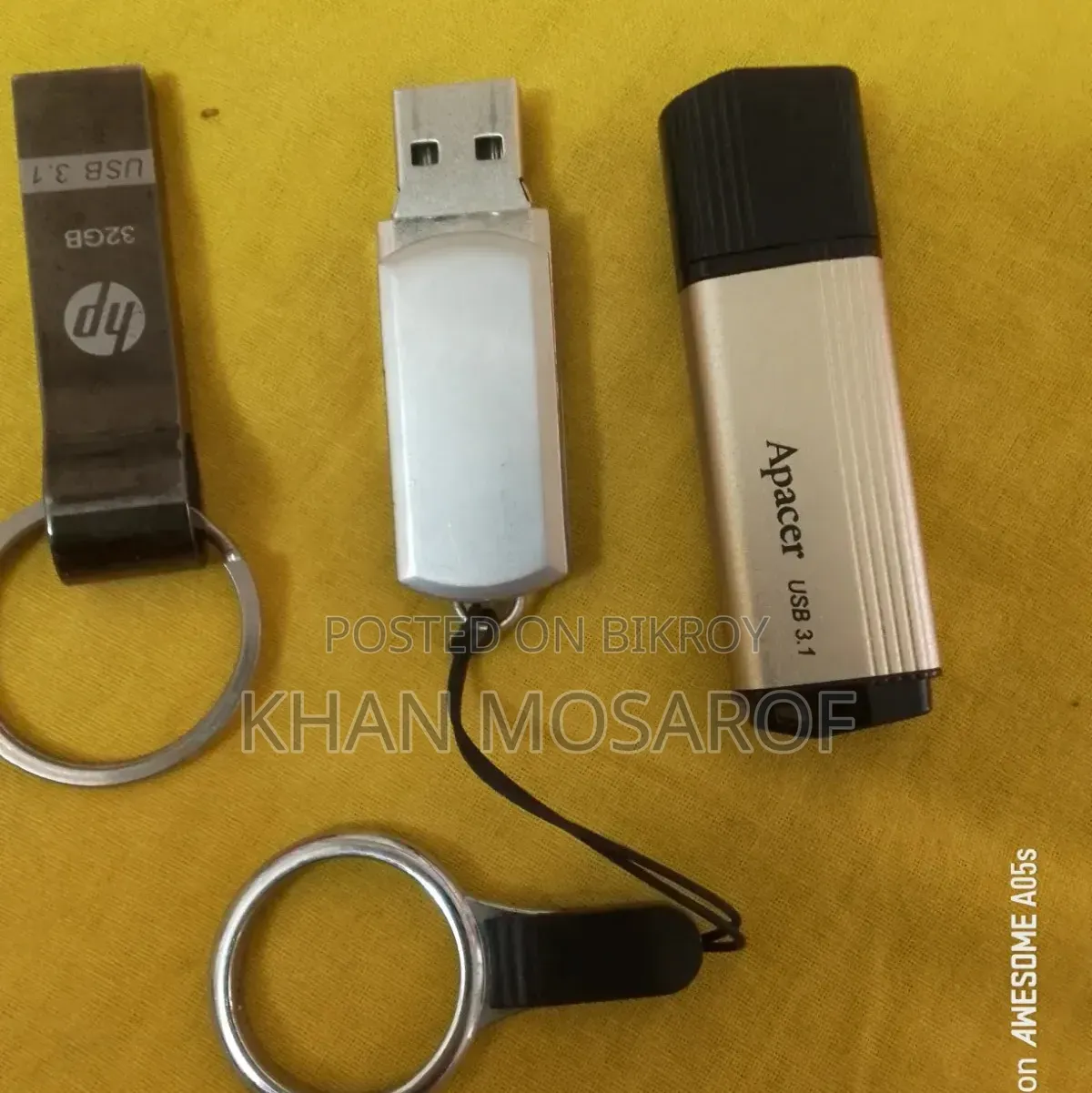 128 GB, 64 GB, 32 GB Total Three Pendrives