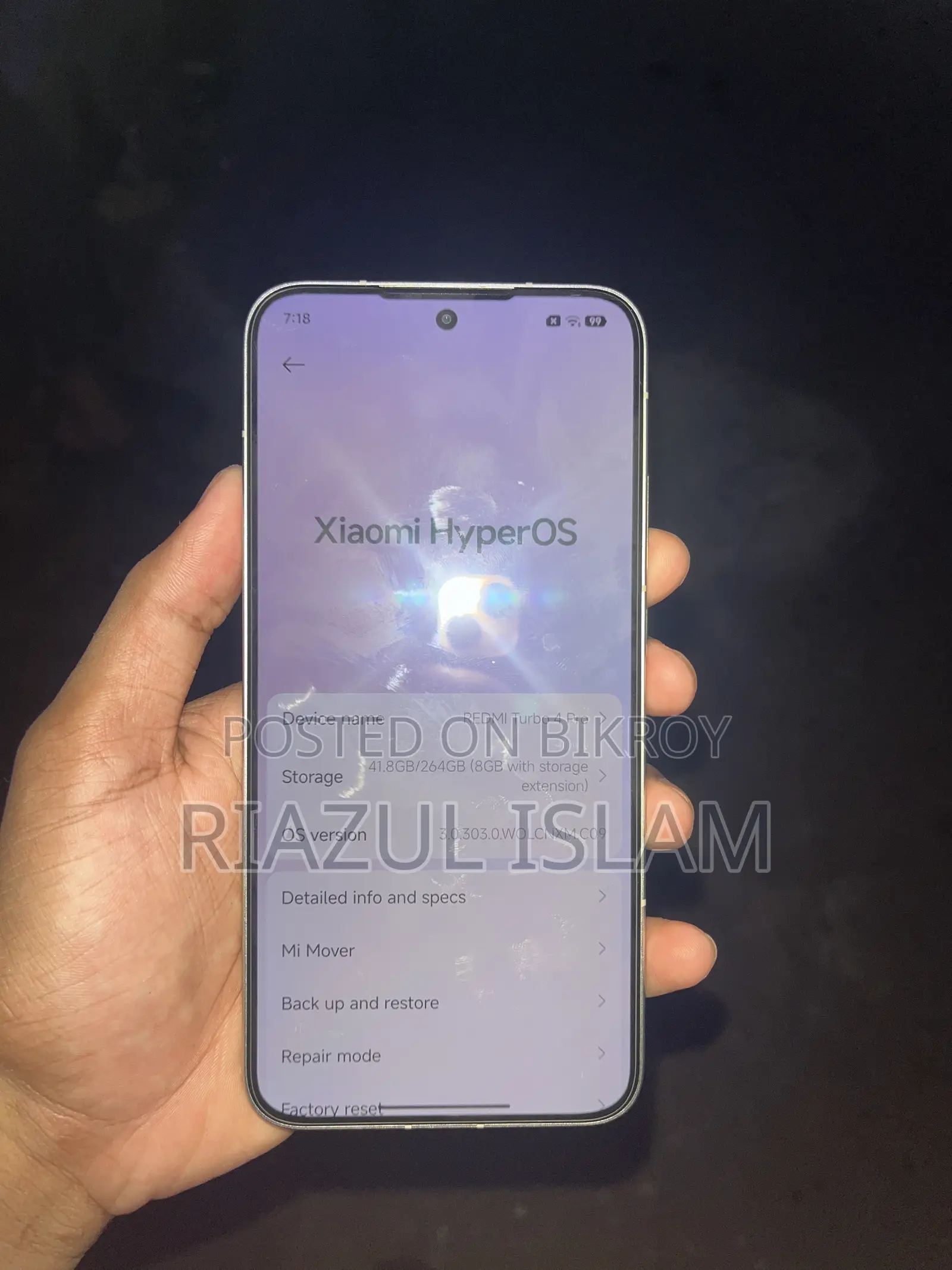 Xiaomi Redmi Turbo 4 Pro 256 GB White