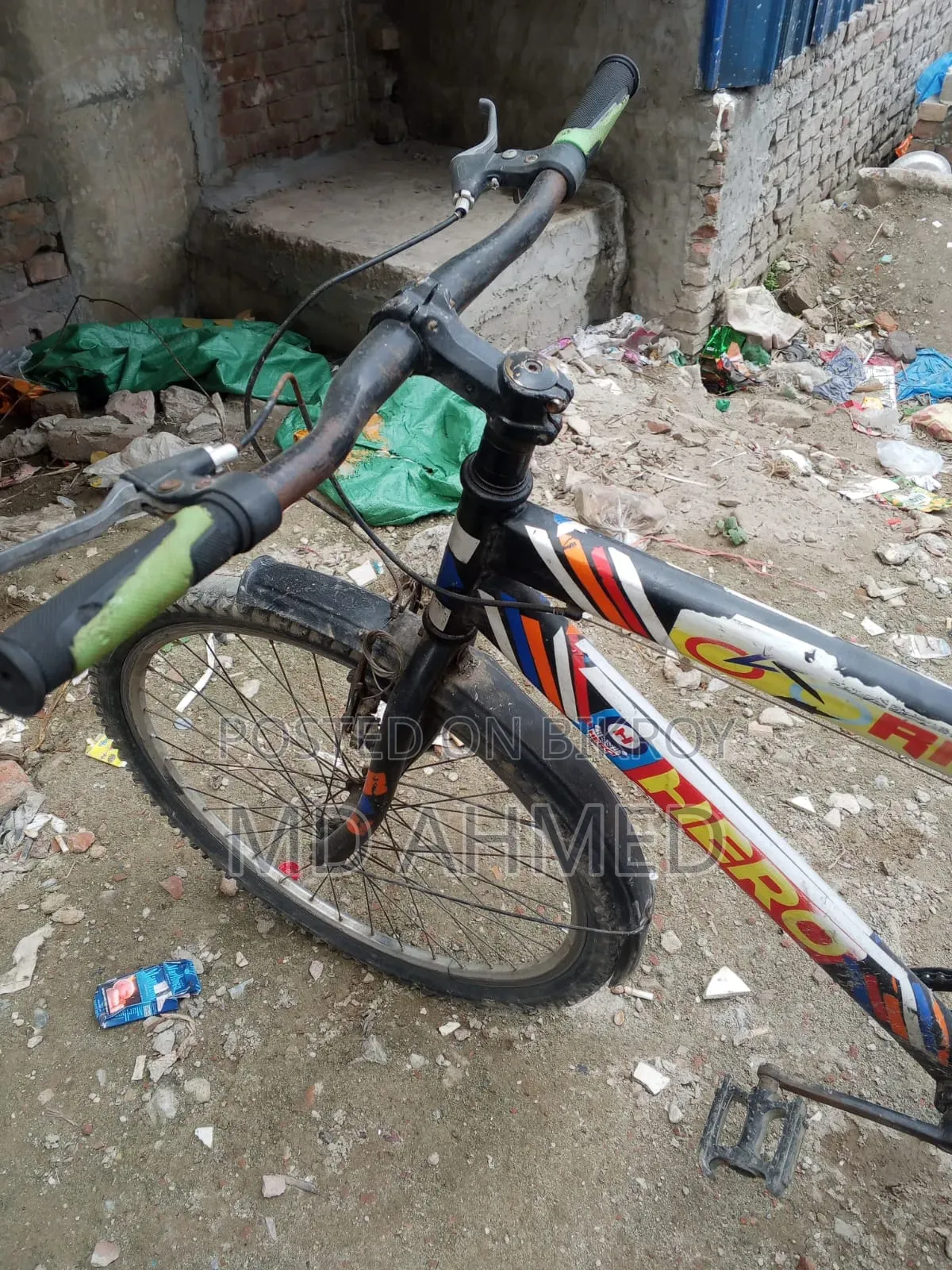 This bicycle is for sale
