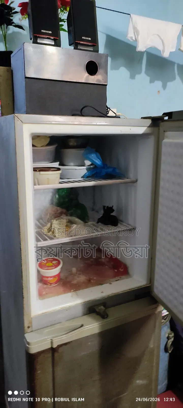 Good quality Walton double door fridge for sale