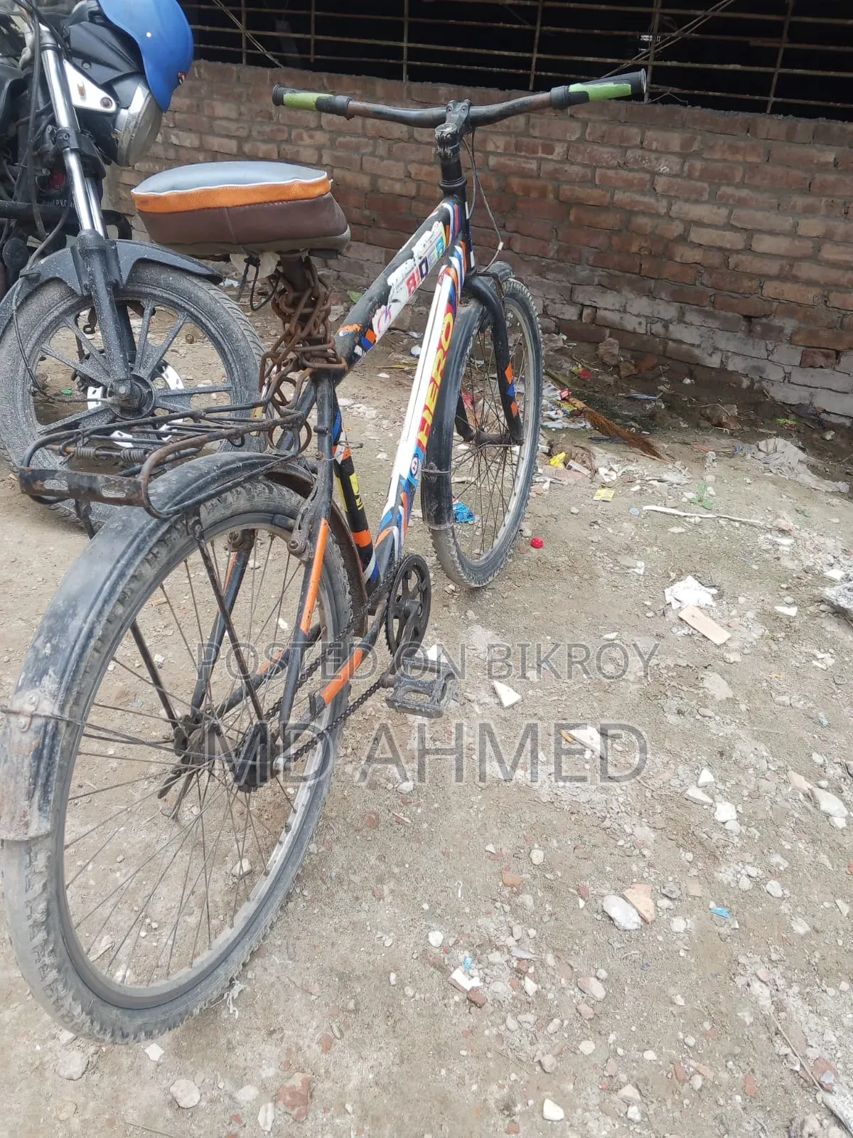 This bicycle is for sale