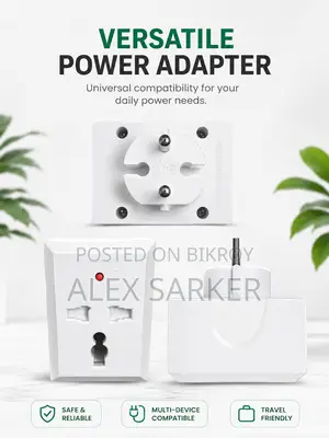 Super Star 2-Pin Multi Travel Adapter
