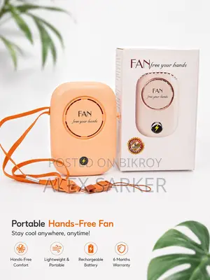 Orange Neck Fan