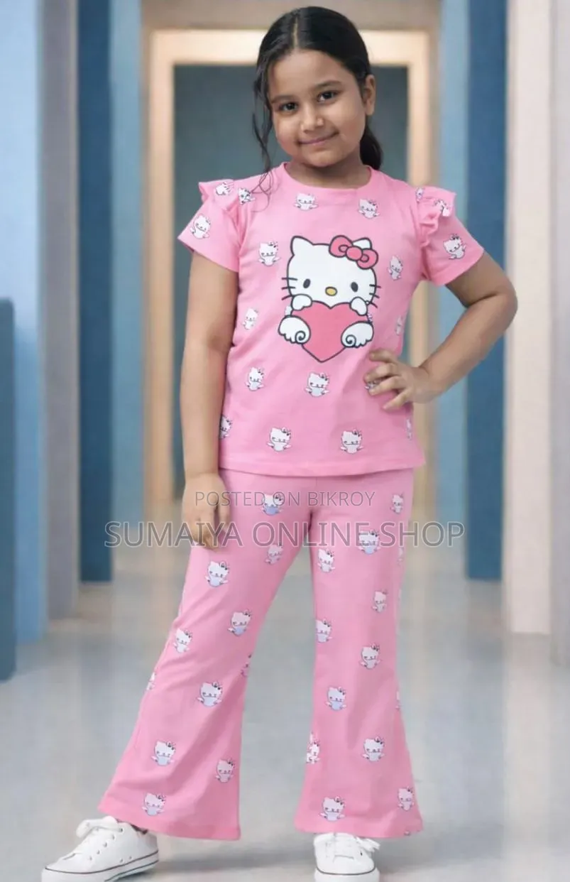 Half Sleeve T-shirt And Pant Set