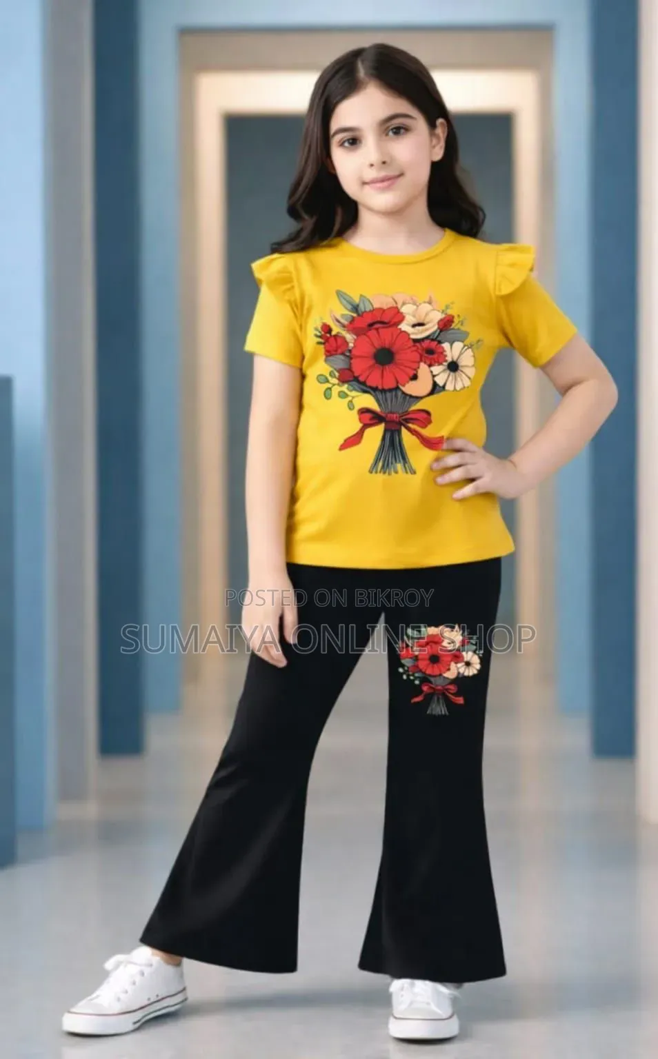Half Sleeve T-shirt And Pant Set