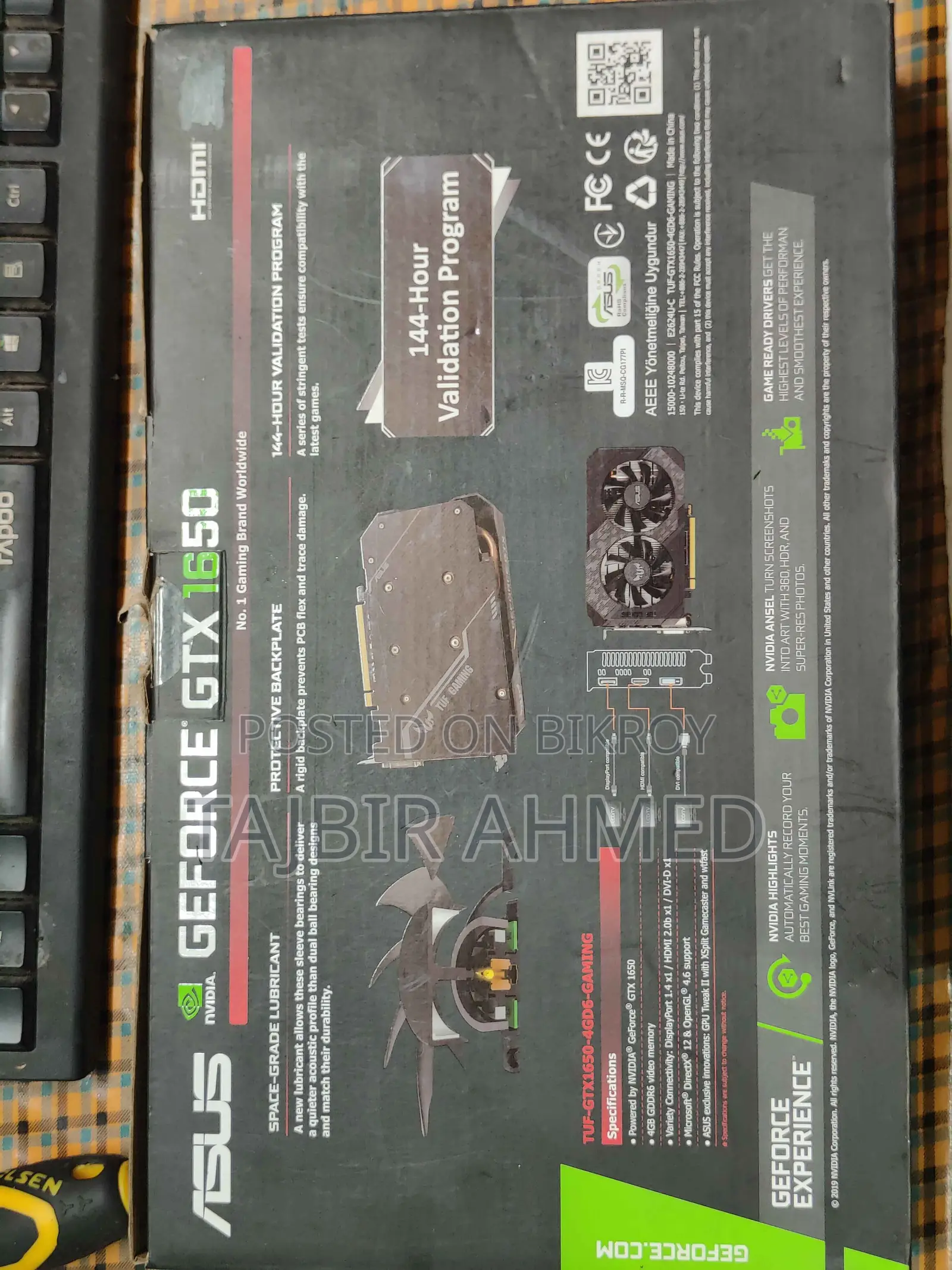 Asus Tuf Gaming Geforce Gtx 1650 4gb Gddr6 Graphics Card