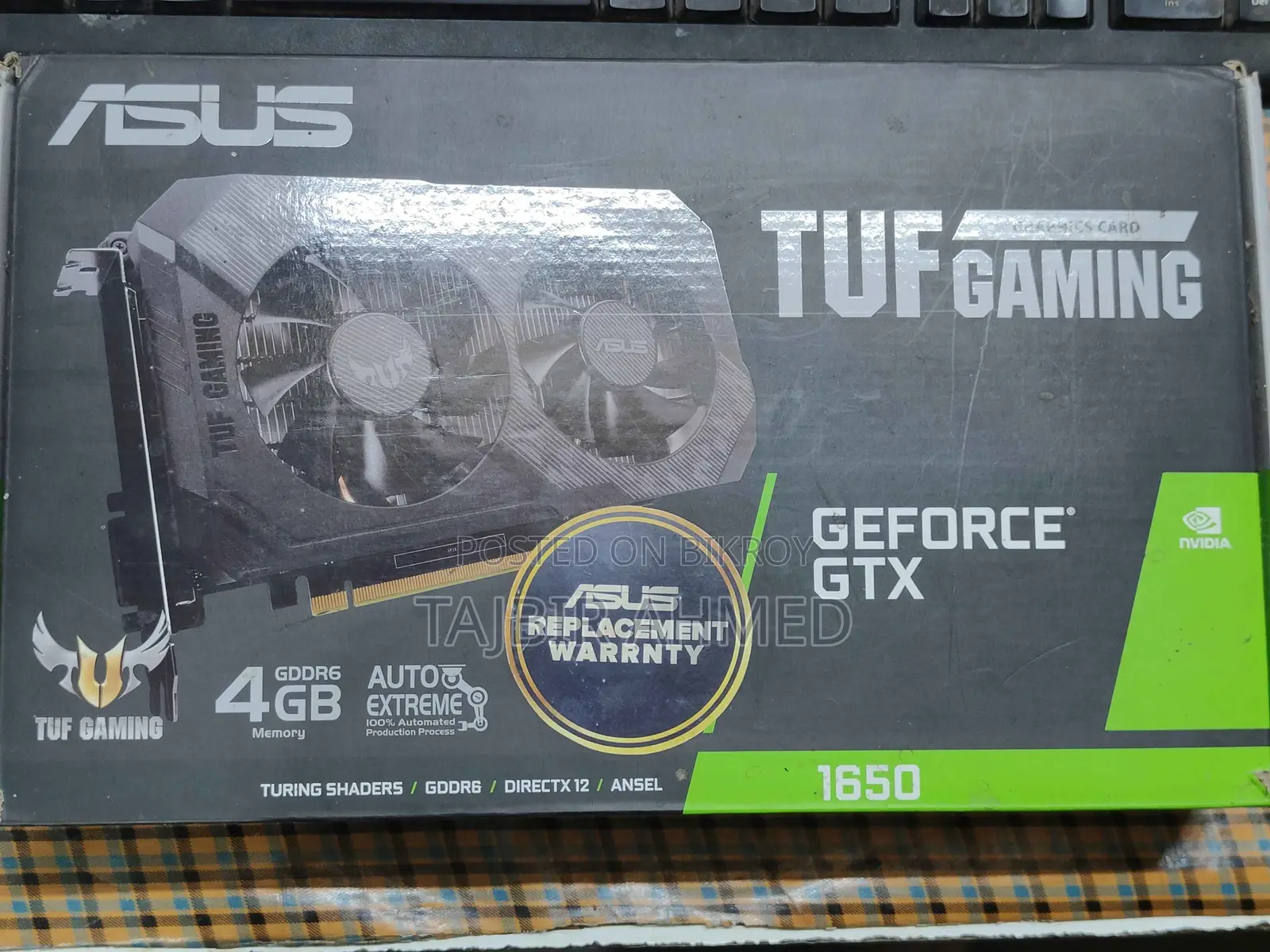Asus Tuf Gaming Geforce Gtx 1650 4gb Gddr6 Graphics Card
