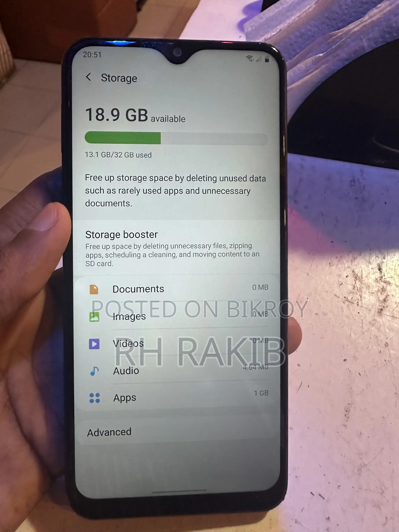Samsung Galaxy A20 32 GB Blue