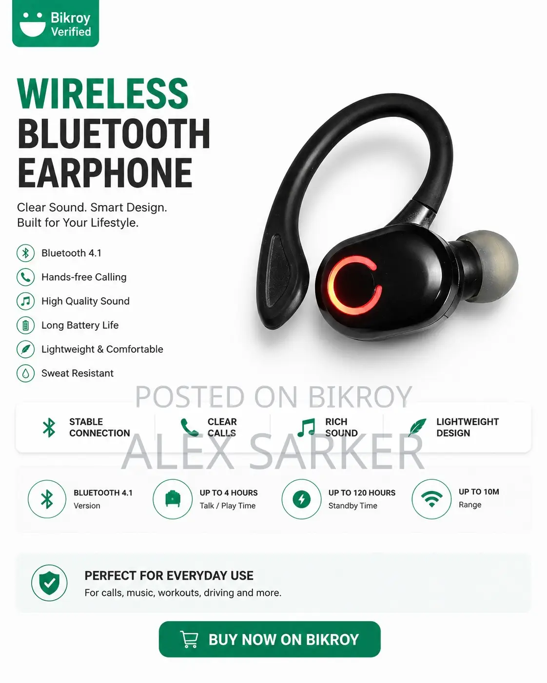 Wireless Mini Single Ear Bluetooth