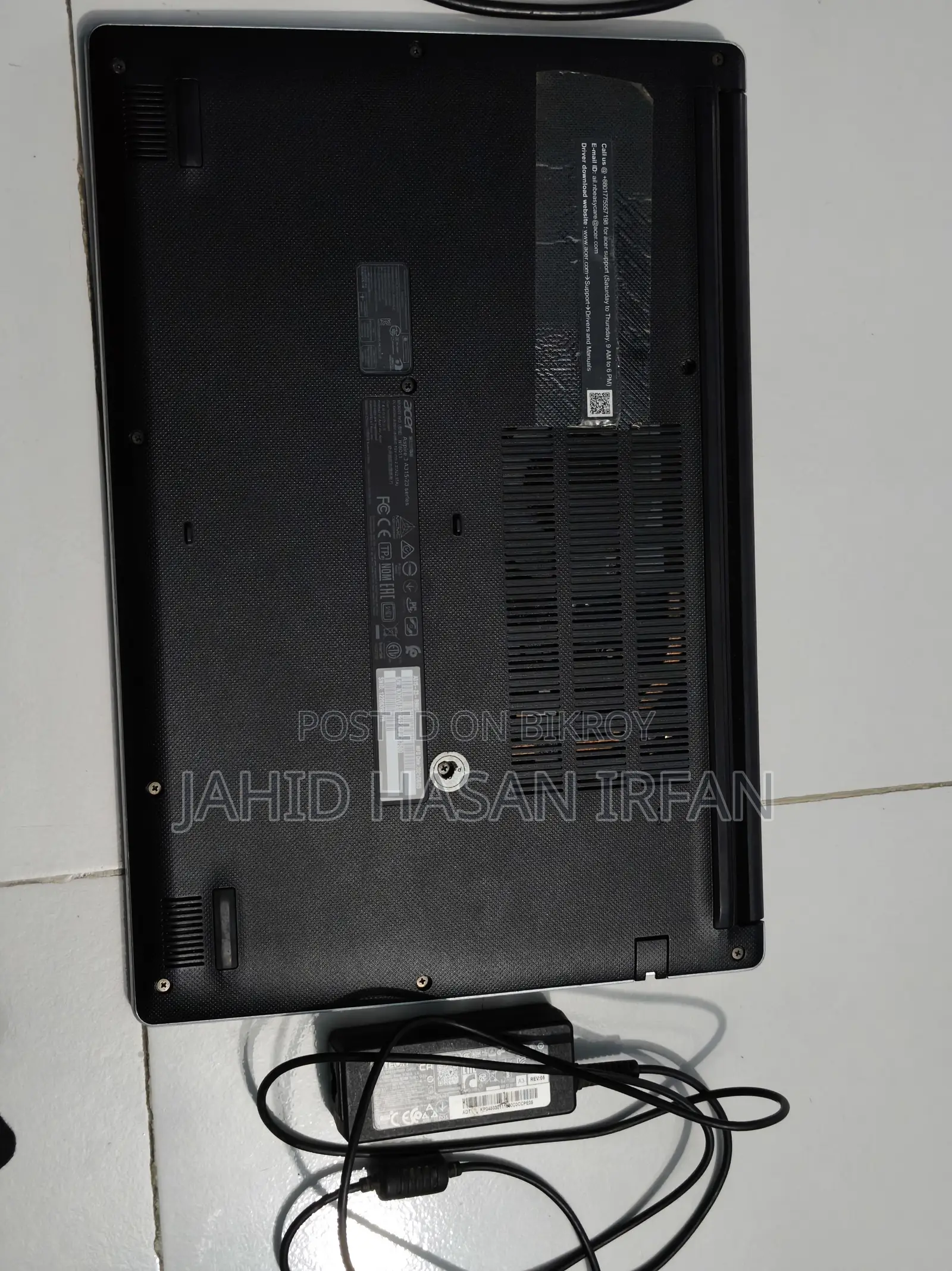 Laptop Acer Aspire 3 8GB AMD Ryzen 3 HDD+SSD 1T