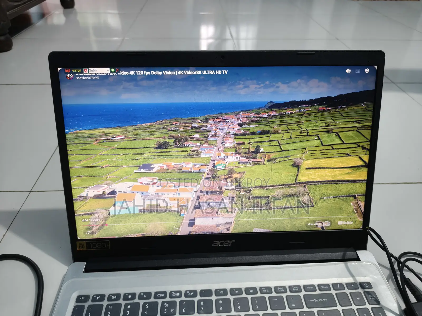 Laptop Acer Aspire 3 8GB AMD Ryzen 3 HDD+SSD 1T