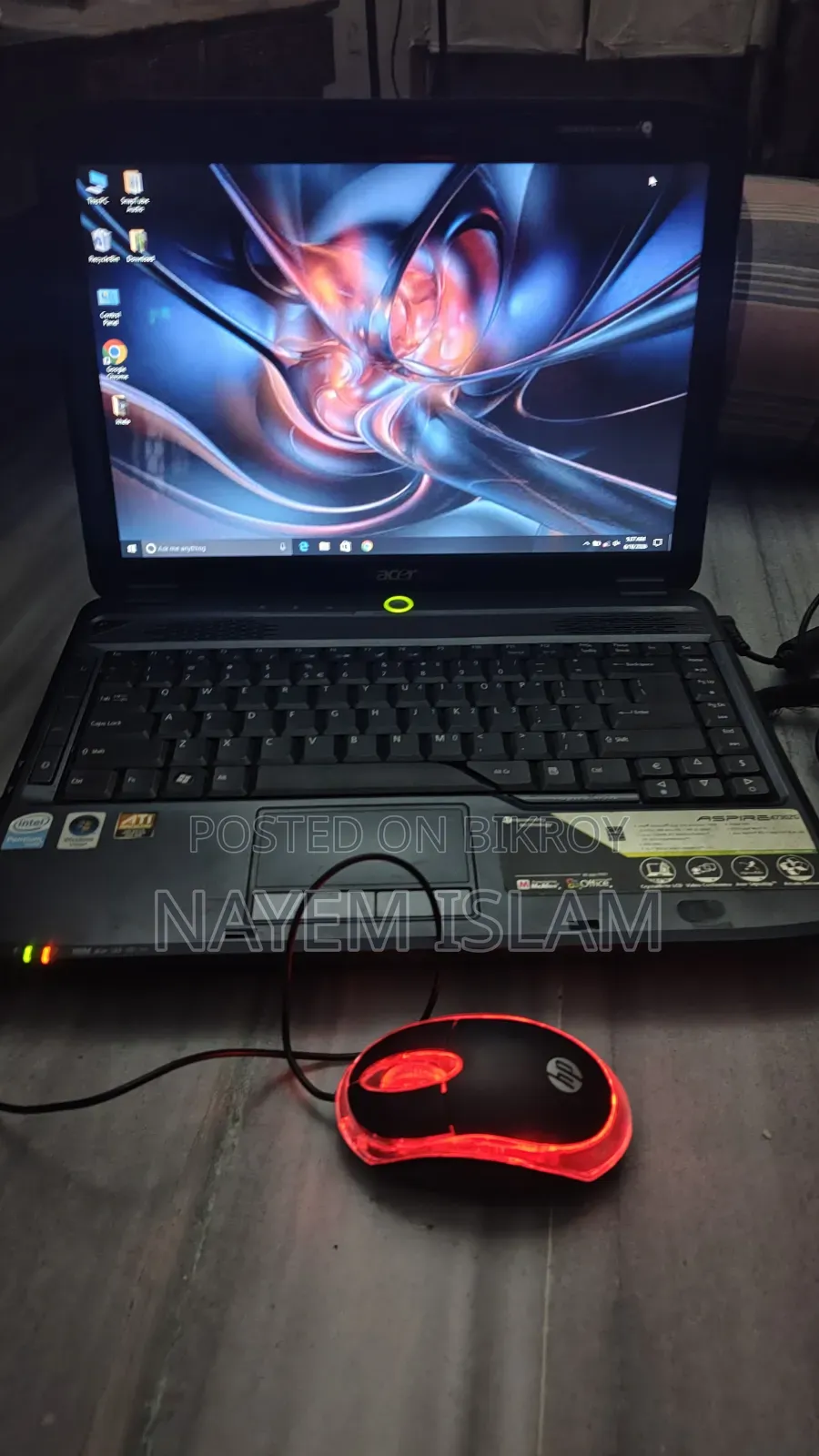 Laptop Acer Aspire 7730 3GB Intel Pentium HDD+SSD 320GB