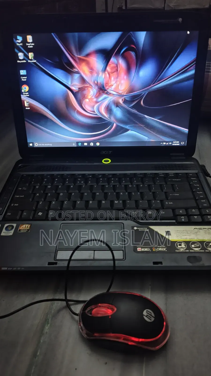 Laptop Acer Aspire 7730 3GB Intel Pentium HDD+SSD 320GB