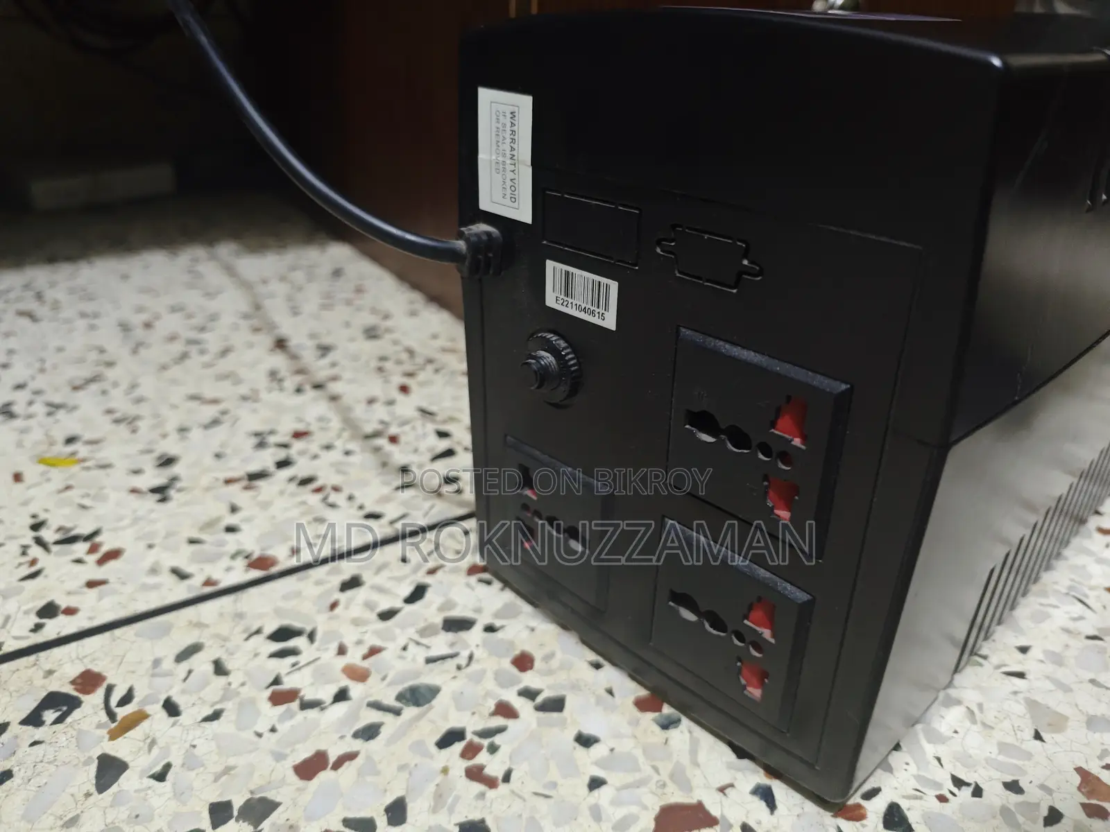 অ্যাপোলো ১১২০এফ/১১২০ ১২০০ভিএ অফলাইন ইউপিএস (জেনুইন কেনসন ব্যাটারি সহ)