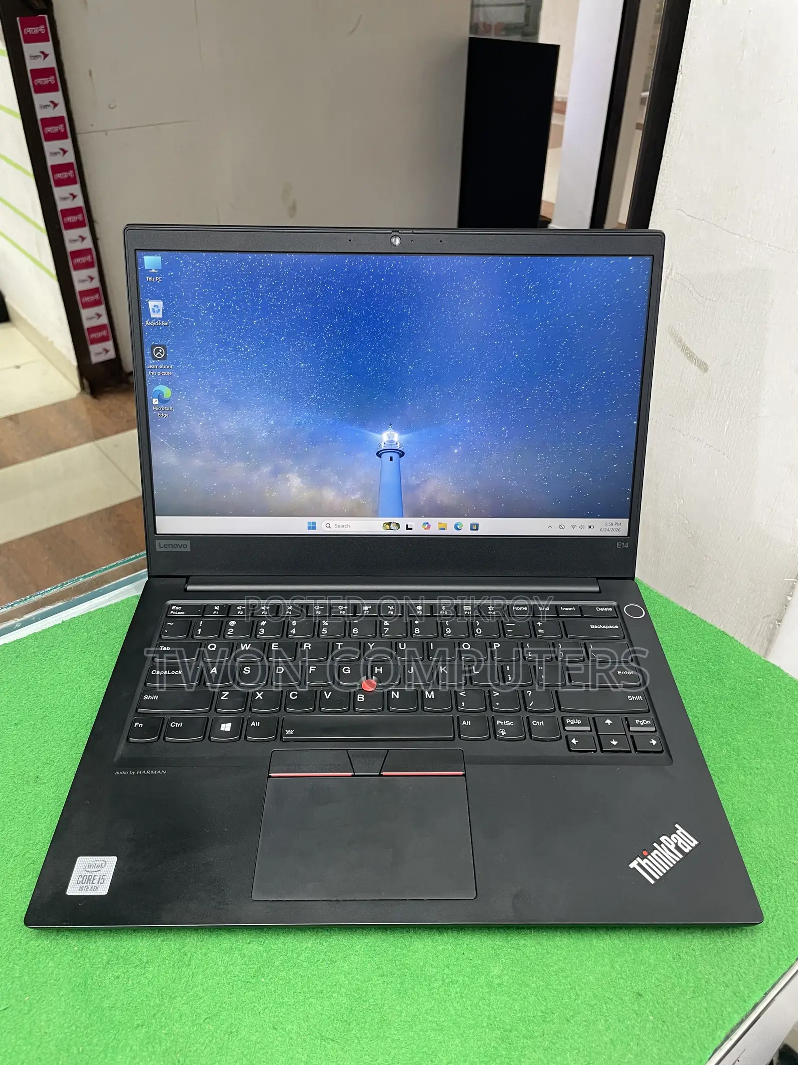 Laptop Lenovo ThinkPad E14 Gen 3 8GB Intel Core i5 SSD 256GB