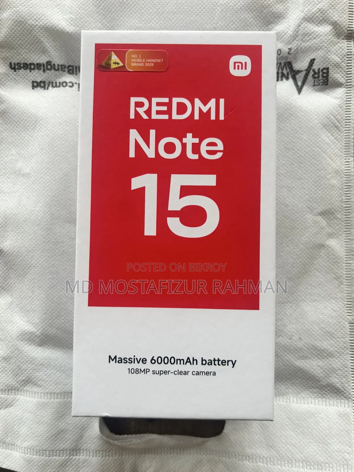 Xiaomi Redmi Note 15 256 GB Black