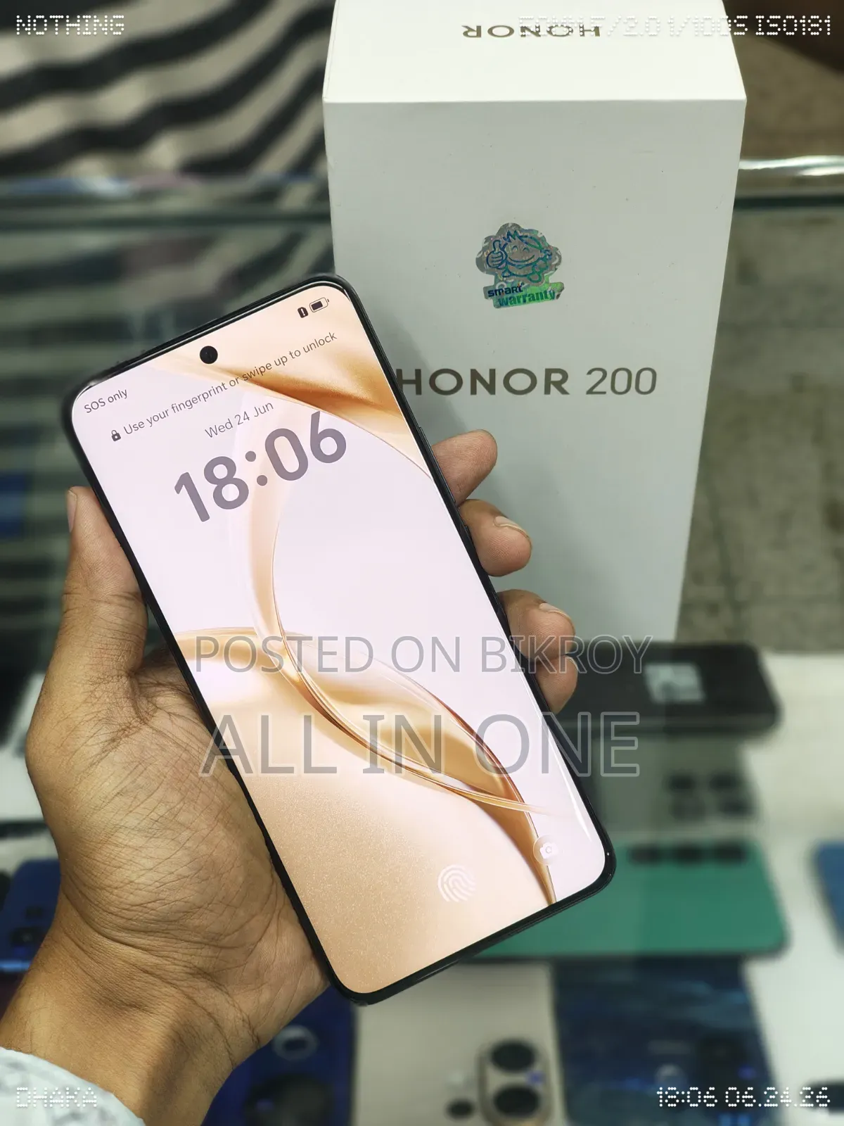 Honor 200 256 GB Black