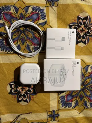 Apple 20W Power Adapter and Lightning Cable