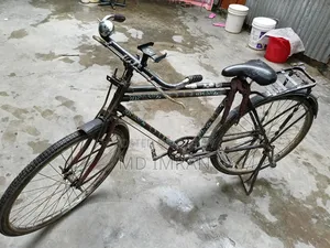Running bicycle, rear wheel is wobbling, no other problems, number below