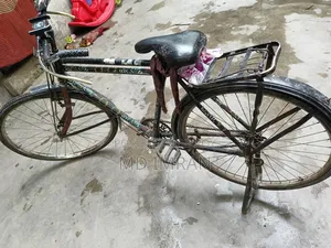 Running bicycle, rear wheel is wobbling, no other problems, number below