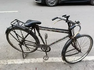 Running bicycle, rear wheel is wobbling, no other problems, number below