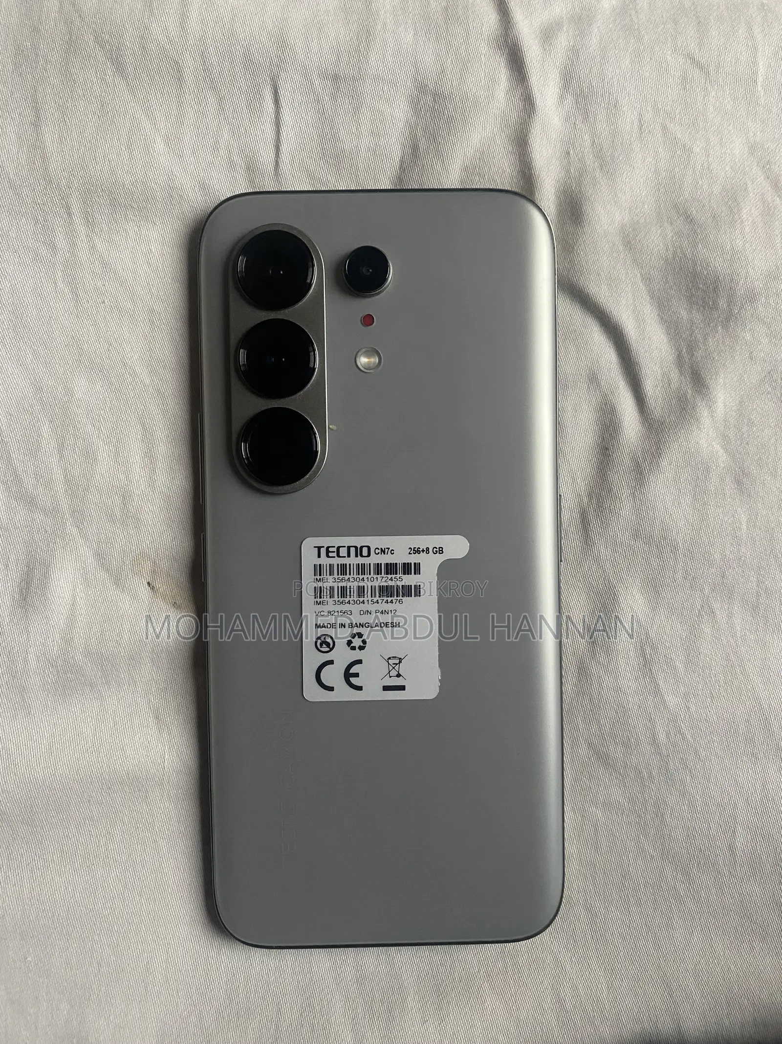 New Tecno Camon 50 Ultra 256 GB Gray